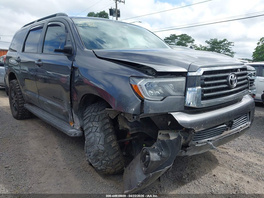 2020 Toyota Sequoia VIN 5TDBY5G15LS179781 IAAI salvage auction — FRONT END, Salvage (Hawaii), sold $11,000 on 2026-07-14 (photo 6)