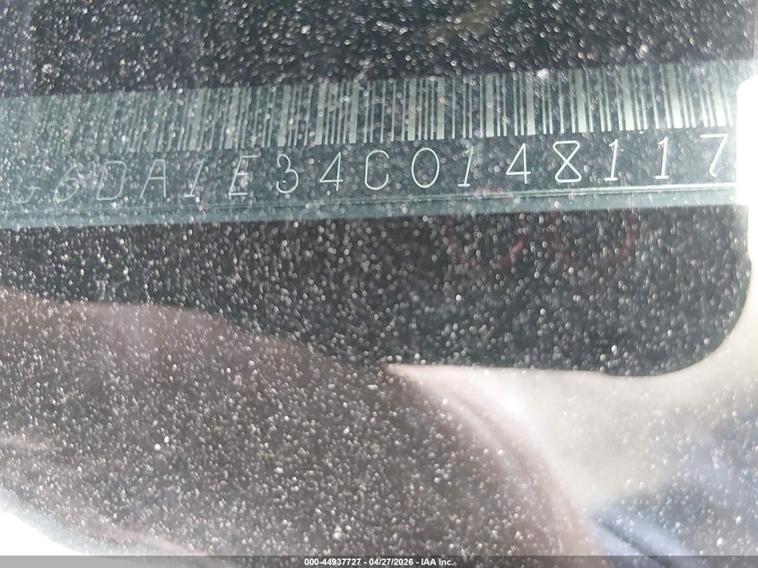 2012 Cadillac Cts VIN 1G6DA1E34C0148117 IAAI salvage auction — REPOSSESSION, Original (Texas), sold $1,450 on 2026-07-27 (photo 9)