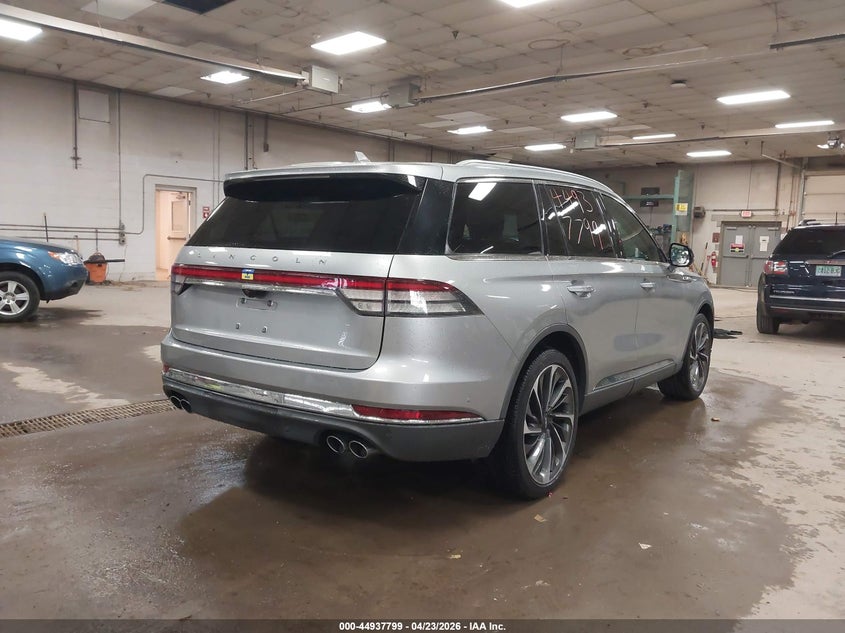 2020 Lincoln Aviator VIN 5LM5J7XC8LGL16536 IAAI salvage auction — LEFT SIDE, Salvage Title, sold $7,350 on 2026-07-20 (photo 4)
