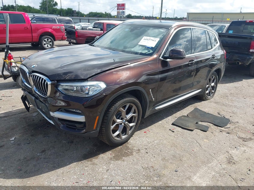 2020 BMW X3 VIN 5UXTY3C00L9D06295 IAAI salvage auction — FRONT END, Salvage Title, sold $5,900 on 2026-07-22 (photo 2)
