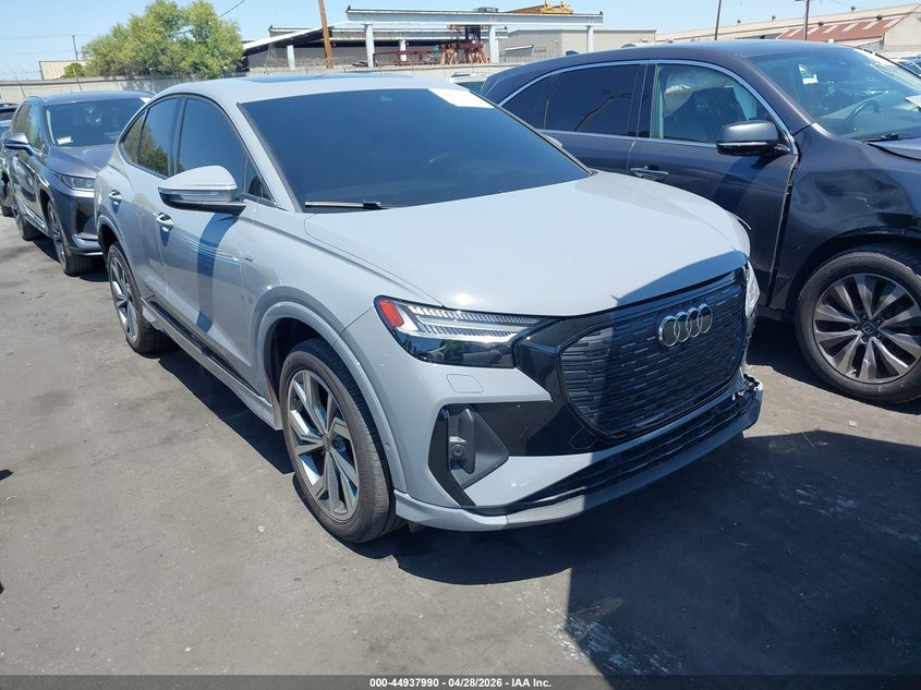 2024 Audi Q4 sportback e-tron VIN WA142BFZ4RP023311 IAAI salvage auction — FRONT END, Salvage Title, sold $13,600 on 2026-07-25 (photo 1)