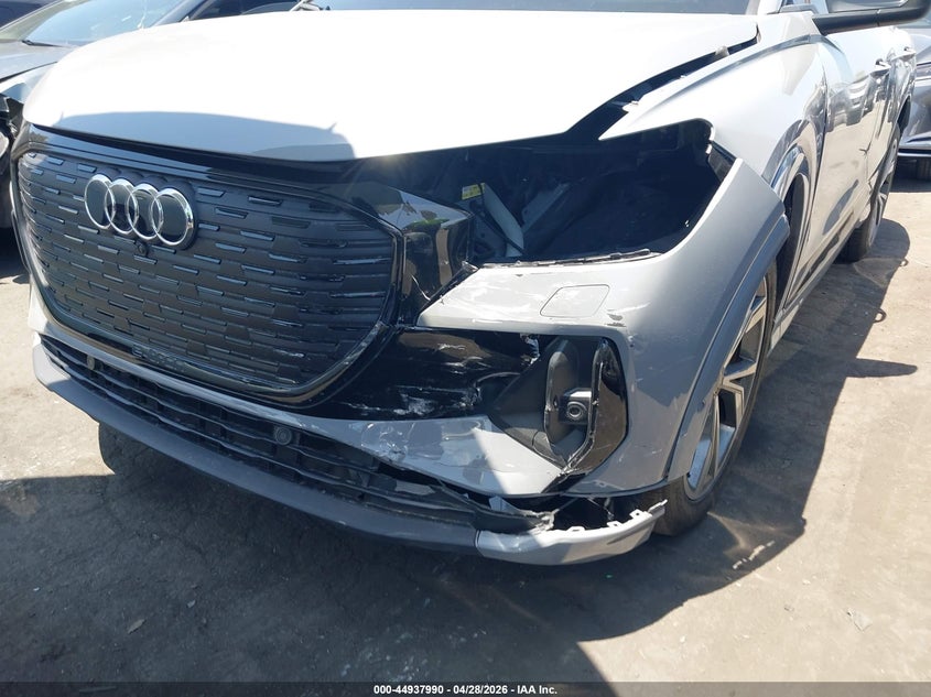 2024 Audi Q4 sportback e-tron VIN WA142BFZ4RP023311 IAAI salvage auction — FRONT END, Salvage Title, sold $13,600 on 2026-07-29 (photo 6)