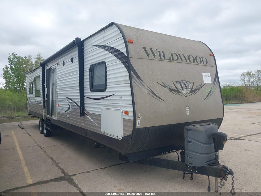 2014 Wildwood Other VIN 4X4TWDN23FM054269 IAAI salvage auction — STORM DAMAGE, Salvage (Mississippi), sold $25 on 2026-07-29 (photo 1)