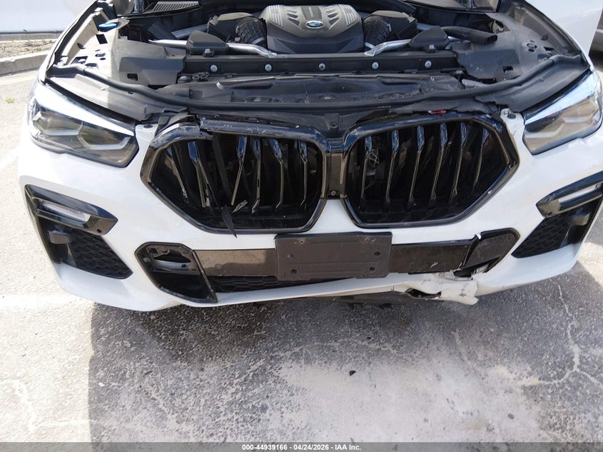 2021 BMW X6 VIN 5UXCY8C05M9H30991 IAAI salvage auction — FRONT END, Salvage (California), sold $18,200 on 2026-07-30 (photo 6)