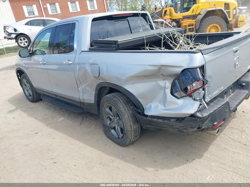 2023 Honda Ridgeline VIN 5FPYK3F77PB029503 IAAI salvage auction — REAR END, Salvage (Massachusetts), sold $11,600 on 2026-07-28 (photo 3)