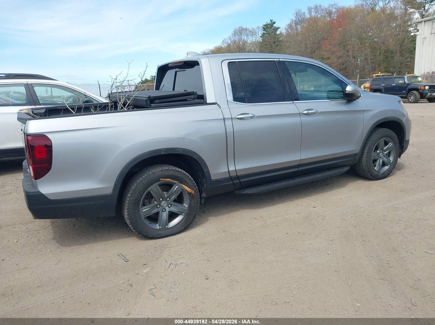 2023 Honda Ridgeline VIN 5FPYK3F77PB029503 IAAI salvage auction — REAR END, Salvage (Massachusetts), sold $11,600 on 2026-07-28 (photo 4)