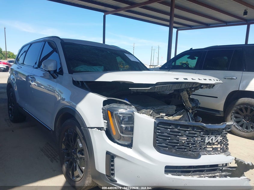 2022 Kia Telluride VIN 5XYP5DHC3NG195471 IAAI salvage auction — FRONT END, Wait Title, sold $3,700 on 2026-07-14 (photo 1)