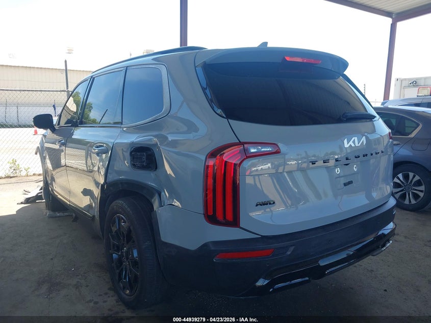 2022 Kia Telluride VIN 5XYP5DHC3NG195471 IAAI salvage auction — FRONT END, Wait Title, sold $3,700 on 2026-07-14 (photo 3)