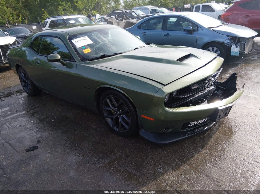 2021 Dodge Challenger VIN 2C3CDZBT6MH631550 IAAI salvage auction — FRONT END, Salvage (Missouri), sold $6,600 on 2026-07-30 (photo 1)