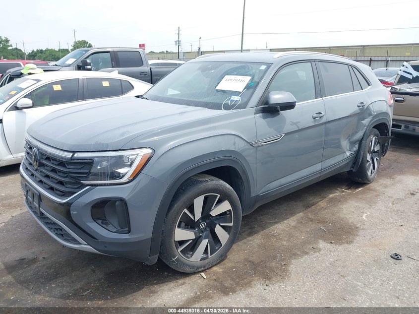 2024 Volkswagen Atlas cross sport VIN 1V2WE2CA2RC251110 IAAI salvage auction — LEFT REAR, Salvage (Texas), sold $11,250 on 2026-08-23 (photo 2)