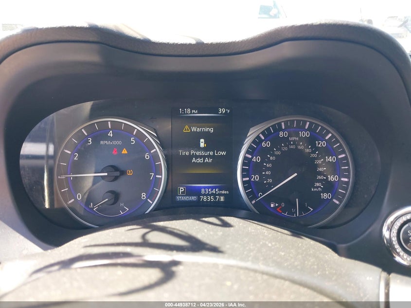 2016 Infiniti Q50 VIN JN1CV7AP7GM201922 IAAI salvage auction — SIDE, Salvage (California), sold $2,850 on 2026-09-07 (photo 7)