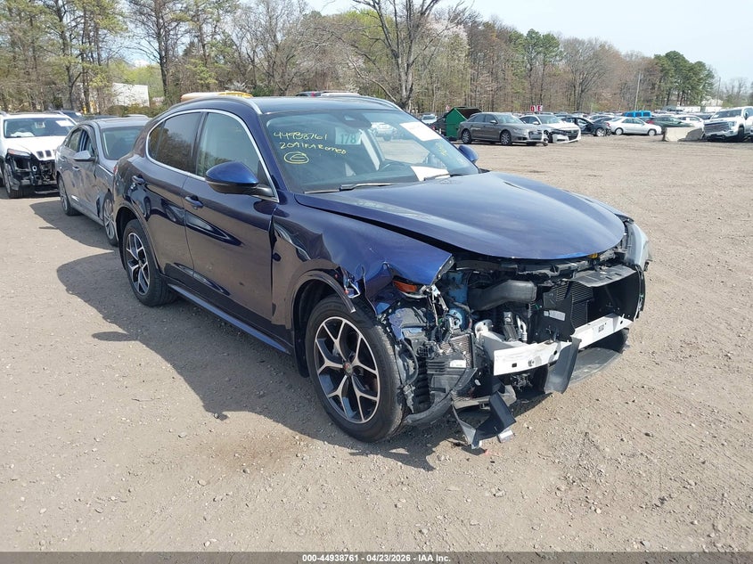 2020 Alfa romeo Stelvio VIN ZASPAKBN1L7C82863 IAAI salvage auction — FRONT END, Wait Title, sold $4,650 on 2026-07-14 (photo 1)