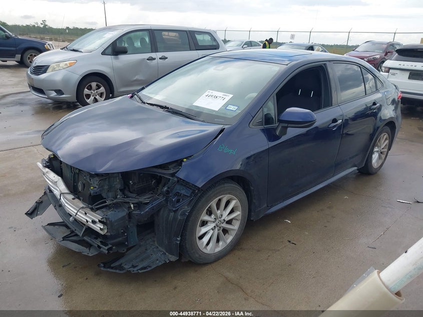 2020 Toyota Corolla VIN JTDHPRAE6LJ011967 IAAI salvage auction — FRONT END, Original (Texas), sold $6,600 on 2026-07-31 (photo 2)
