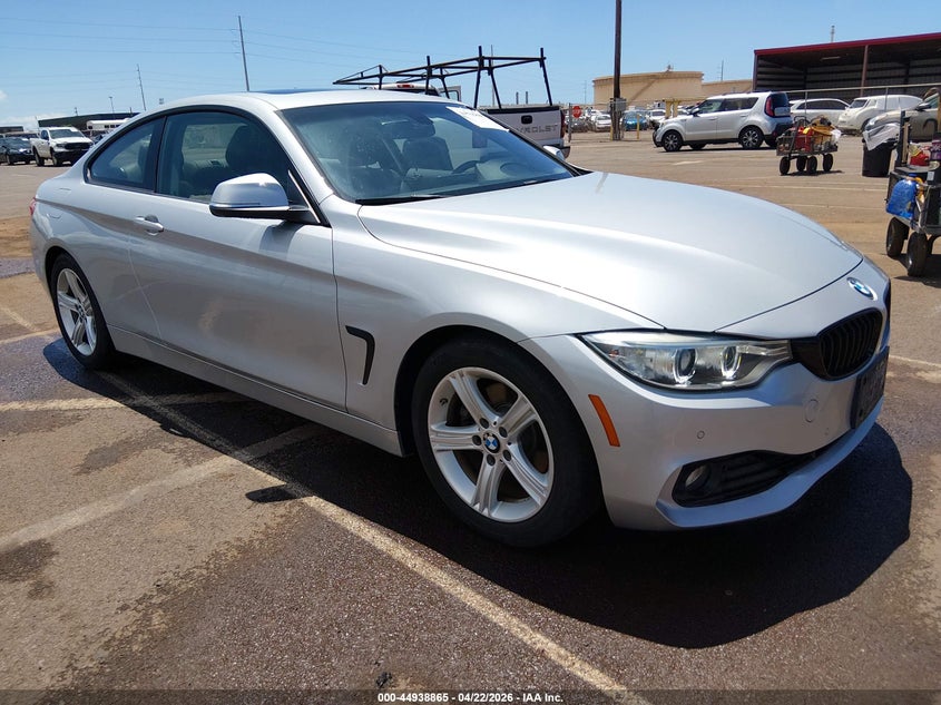 2015 BMW 4er VIN WBA3N3C50FK234687 IAAI salvage auction — WATER/FLOOD, Salvage (Hawaii), sold $4,600 on 2026-08-04 (photo 1)