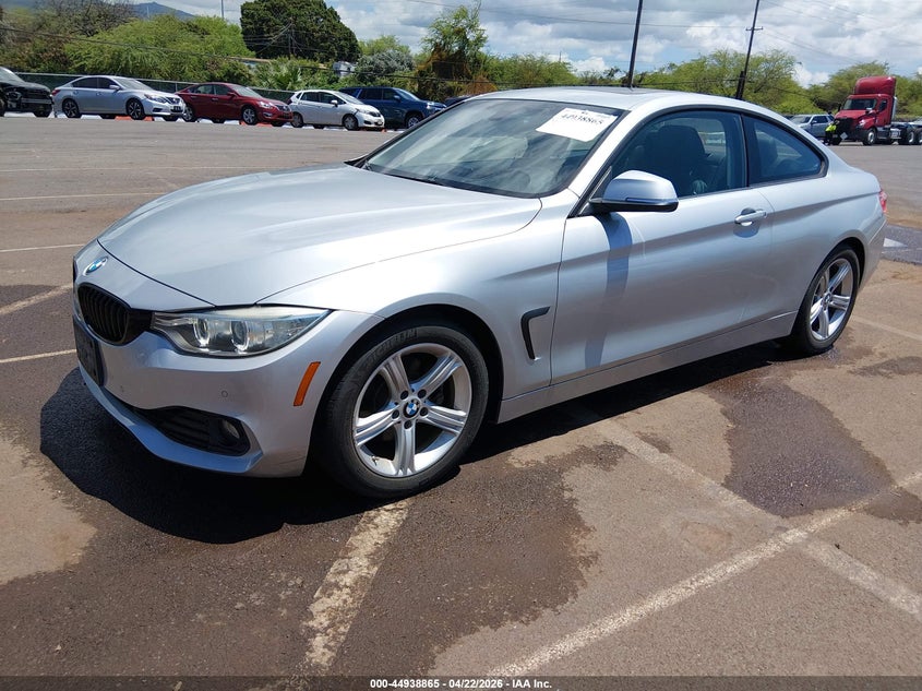 2015 BMW 4er VIN WBA3N3C50FK234687 IAAI salvage auction — WATER/FLOOD, Salvage (Hawaii), sold $4,600 on 2026-08-04 (photo 2)