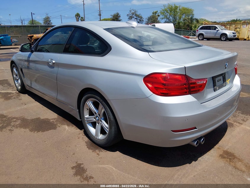 2015 BMW 4er VIN WBA3N3C50FK234687 IAAI salvage auction — WATER/FLOOD, Salvage (Hawaii), sold $4,600 on 2026-08-04 (photo 3)