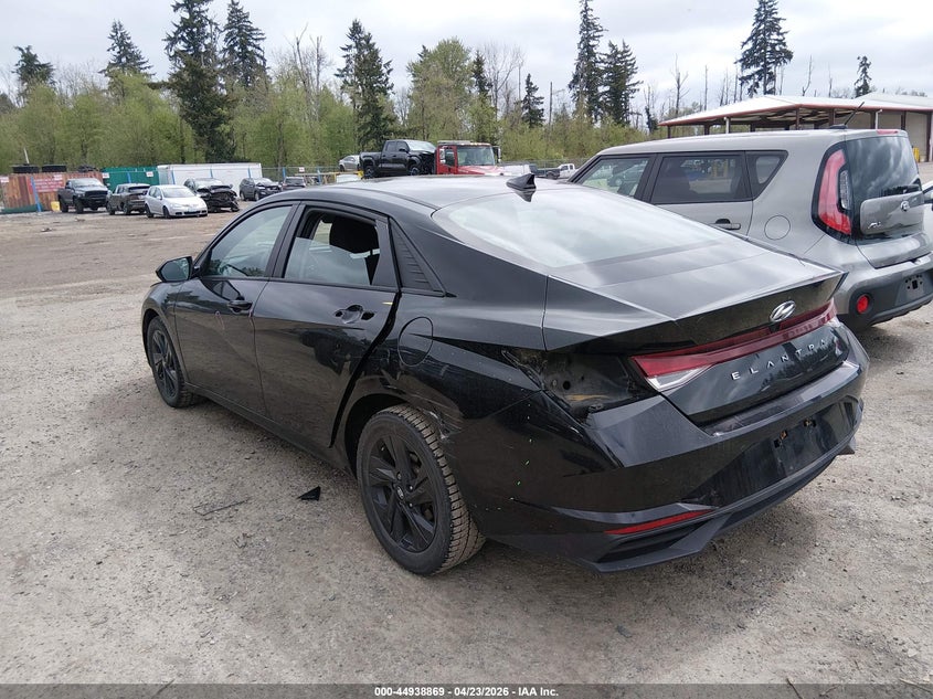 2021 Hyundai Elantra VIN KMHLM4AG3MU122771 IAAI salvage auction — LEFT & RIGHT, Salvage Title, sold $4,000 on 2026-07-15 (photo 3)