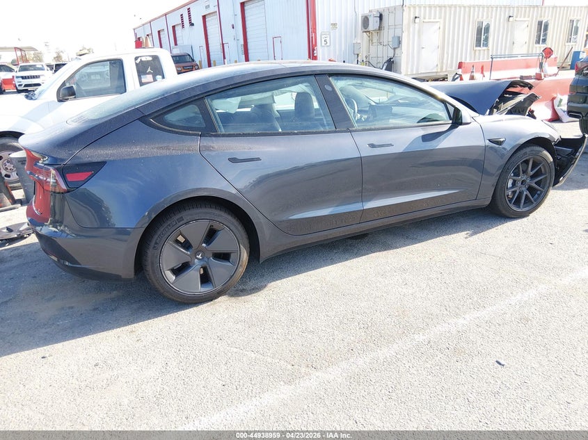 2023 Tesla Model 3 VIN 5YJ3E1EAXPF411889 IAAI salvage auction — FRONT END, Salvage Title, sold $5,400 on 2026-07-23 (photo 4)