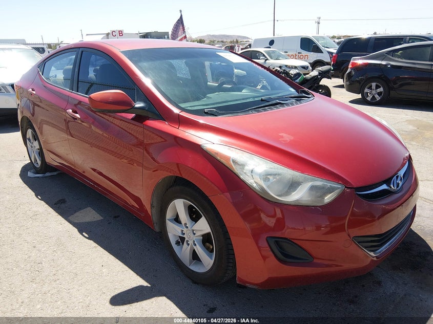 2011 Hyundai Elantra VIN KMHDH4AE1BU092223 IAAI salvage auction — LEFT SIDE, Salvage (Texas), sold $25 on 2026-07-29 (photo 1)