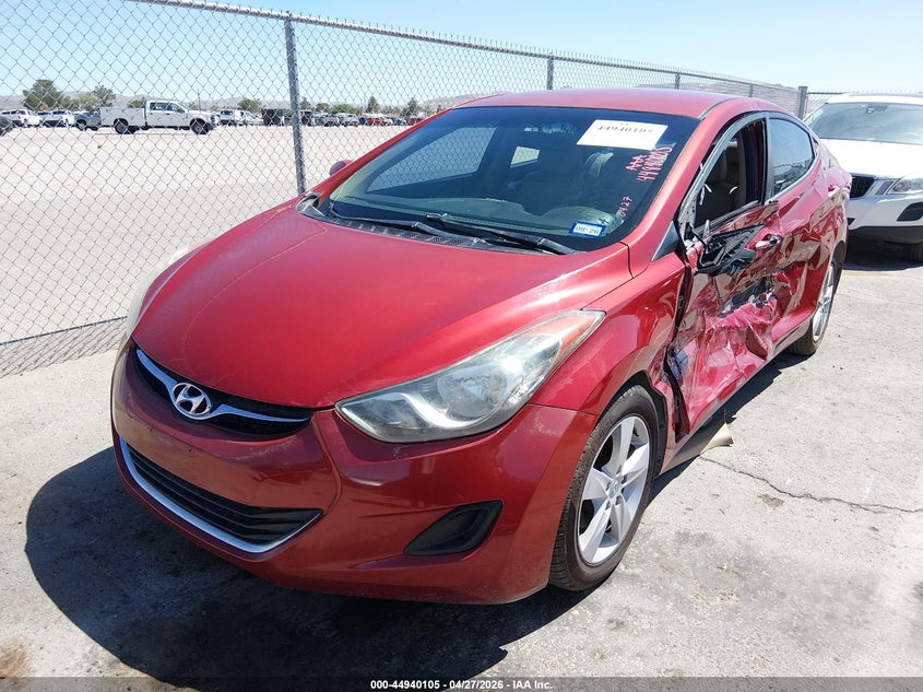 2011 Hyundai Elantra VIN KMHDH4AE1BU092223 IAAI salvage auction — LEFT SIDE, Salvage (Texas), sold $25 on 2026-07-29 (photo 2)