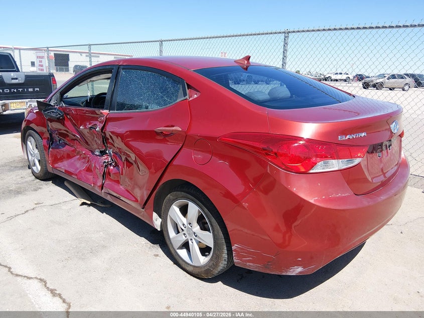 2011 Hyundai Elantra VIN KMHDH4AE1BU092223 IAAI salvage auction — LEFT SIDE, Salvage (Texas), sold $25 on 2026-07-29 (photo 3)