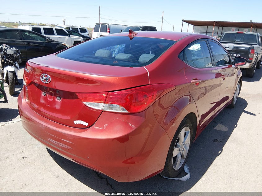 2011 Hyundai Elantra VIN KMHDH4AE1BU092223 IAAI salvage auction — LEFT SIDE, Salvage (Texas), sold $25 on 2026-07-29 (photo 4)