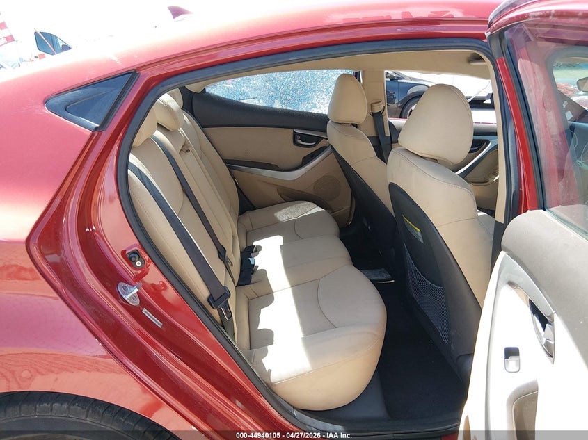 2011 Hyundai Elantra VIN KMHDH4AE1BU092223 IAAI salvage auction — LEFT SIDE, Salvage (Texas), sold $25 on 2026-07-29 (photo 8)
