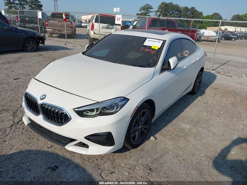 2022 BMW 2er VIN WBA53AK0XN7J84617 IAAI salvage auction — FRONT END, Salvage (Georgia), sold $7,125 on 2026-08-12 (photo 2)