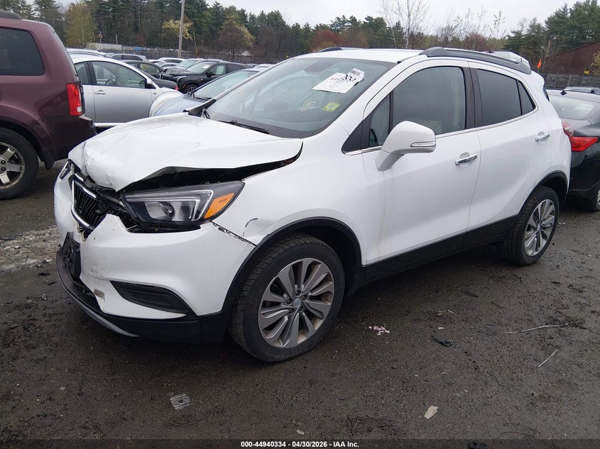 2019 Buick Encore VIN KL4CJESB3KB794063 IAAI salvage auction — FRONT END, Salvage (Massachusetts), sold $1,900 on 2026-07-17 (photo 2)