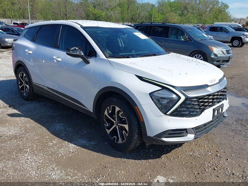 2023 Kia Sportage VIN 5XYK33AF1PG061186 IAAI salvage auction — HAIL, Salvage (Illinois), sold $6,500 on 2026-07-14 (photo 1)