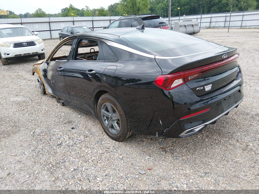 2021 Kia K5 VIN 5XXG14J2XMG020392 IAAI salvage auction — TOTAL BURN, Salvage (Louisiana), sold $100 on 2026-07-12 (photo 3)