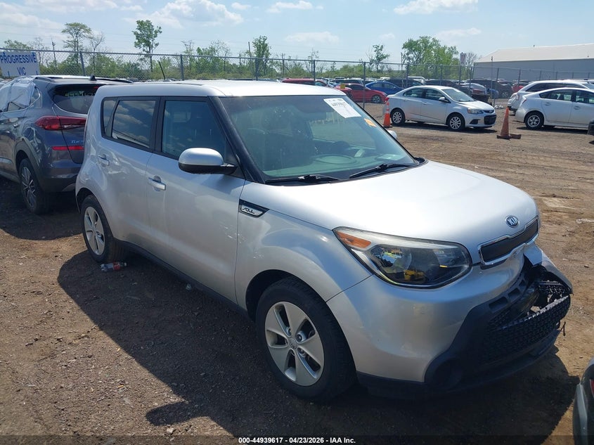 2016 Kia Soul VIN KNDJN2A23G7852006 IAAI salvage auction — FRONT END, Salvage (Ohio), sold $800 on 2026-07-23 (photo 1)