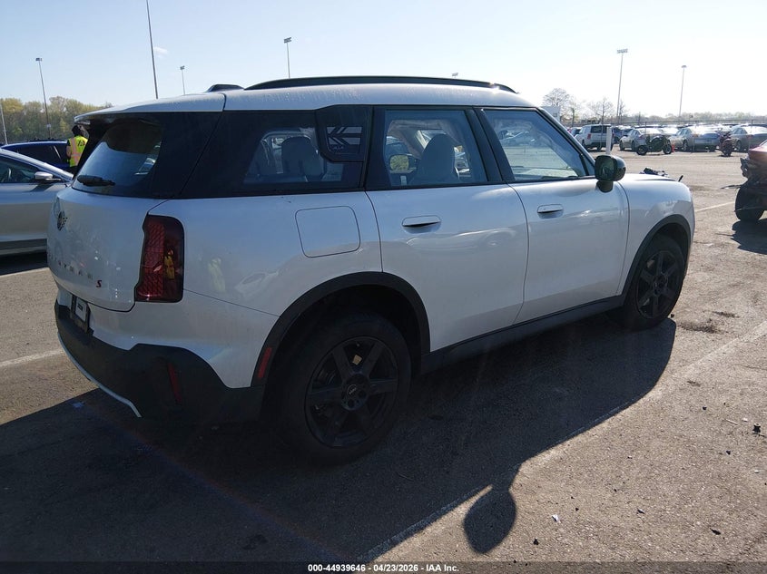2025 Mini Countryman VIN WMZ23GA08S7R46204 IAAI salvage auction — FRONT END, Salvage (New Jersey), sold $15,100 on 2026-07-20 (photo 4)