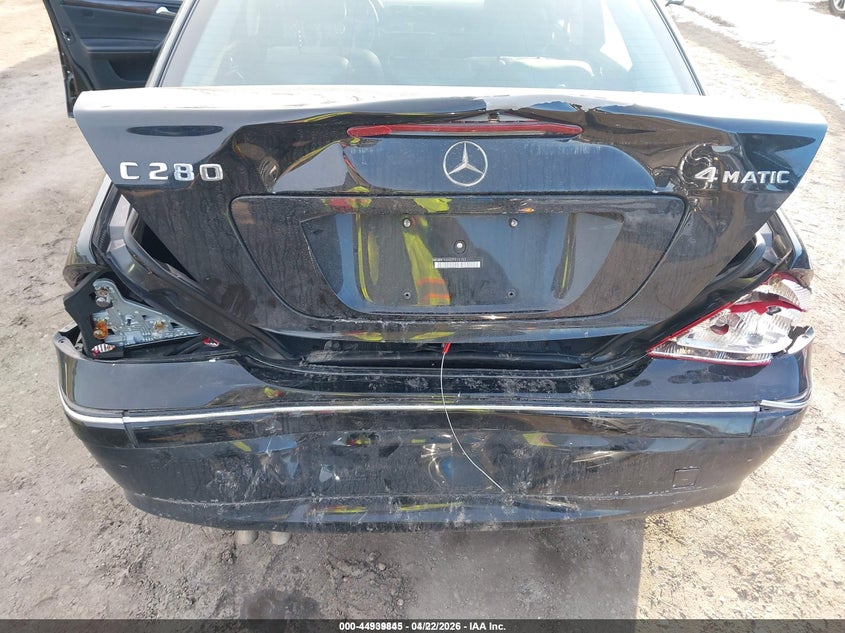 2007 Mercedes-benz C-klasse VIN WDBRF92H37F915153 IAAI salvage auction — FRONT & REAR, Mv-907A (New York), sold $525 on 2026-08-04 (photo 6)