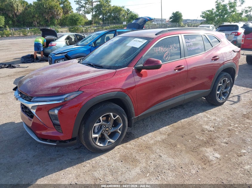 2025 Chevrolet Trax VIN KL77LHEP4SC145650 IAAI salvage auction — FRONT END, Wait Title, sold $6,200 on 2026-07-09 (photo 2)