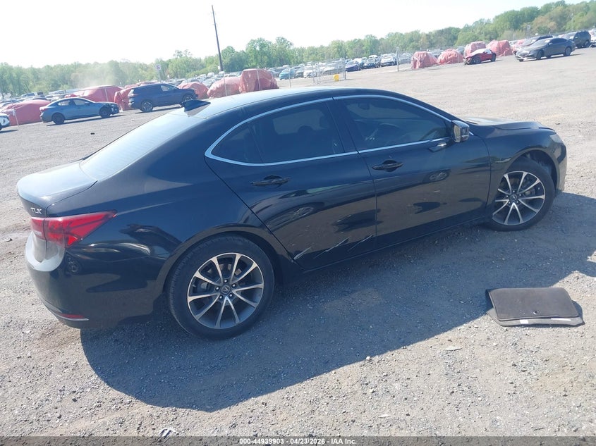 2017 Acura Tlx VIN 19UUB2F34HA000230 IAAI salvage auction — REAR END, Salvage - 75% Or Less (Maryland), sold $2,950 on 2026-07-11 (photo 4)