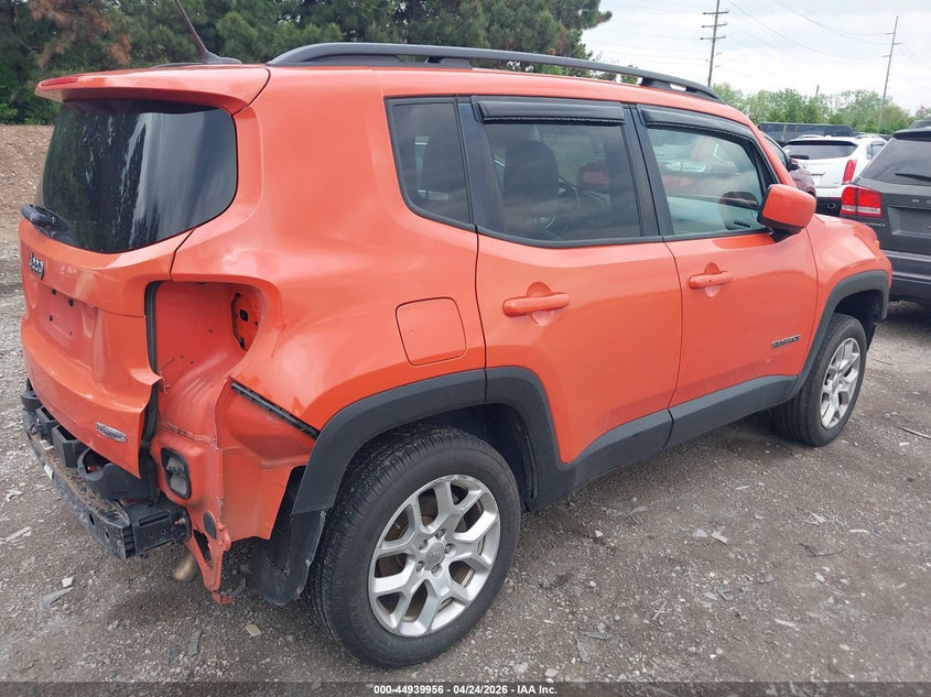 2015 Jeep Renegade VIN ZACCJBBT0FPB76052 IAAI salvage auction — FRONT & REAR, Salvage (Indiana), sold $225 on 2026-07-22 (photo 4)