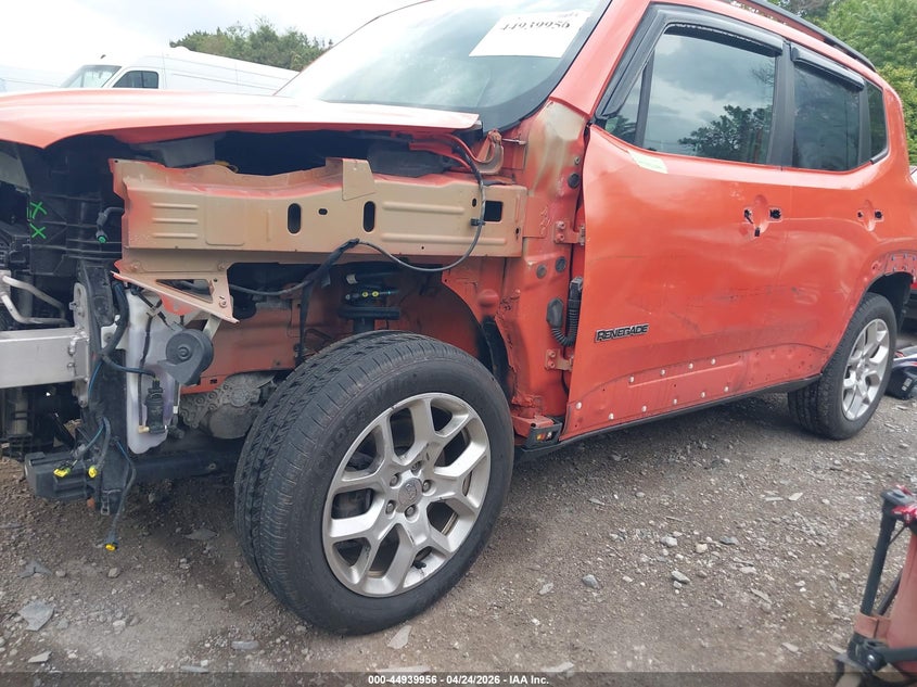 2015 Jeep Renegade VIN ZACCJBBT0FPB76052 IAAI salvage auction — FRONT & REAR, Salvage (Indiana), sold $225 on 2026-07-22 (photo 6)