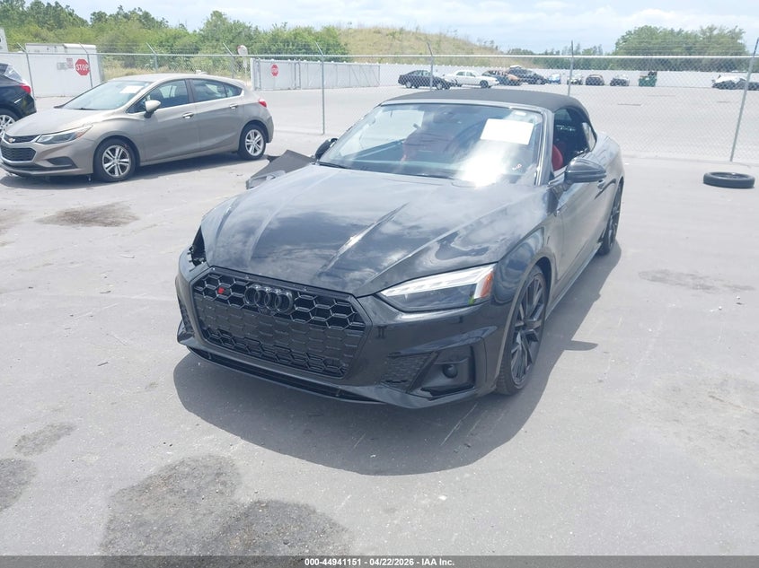 2024 Audi S5 VIN WAUW4GF51RN004727 IAAI salvage auction — RIGHT SIDE, Rebuildable (Florida), sold $19,875 on 2026-07-06 (photo 2)