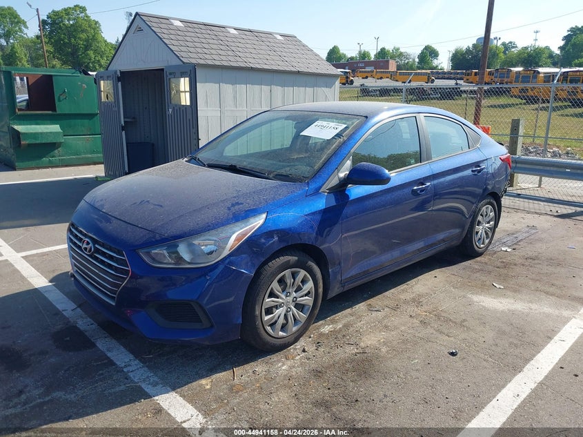 2021 Hyundai Accent VIN 3KPC24A62ME131963 IAAI salvage auction — REAR END, Salvage Title, sold $1,475 on 2026-07-20 (photo 2)
