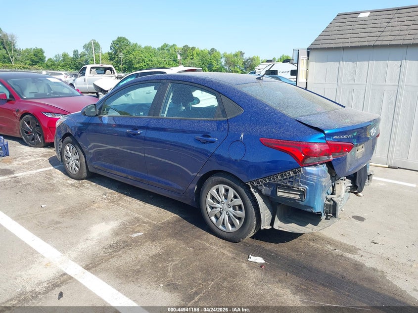 2021 Hyundai Accent VIN 3KPC24A62ME131963 IAAI salvage auction — REAR END, Salvage Title, sold $1,475 on 2026-07-20 (photo 3)
