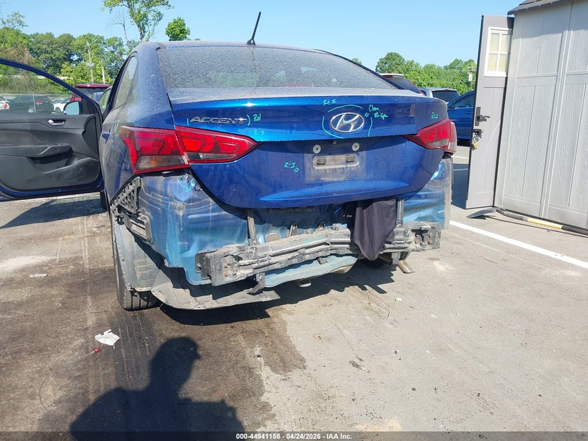 2021 Hyundai Accent VIN 3KPC24A62ME131963 IAAI salvage auction — REAR END, Salvage Title, sold $1,475 on 2026-07-20 (photo 6)