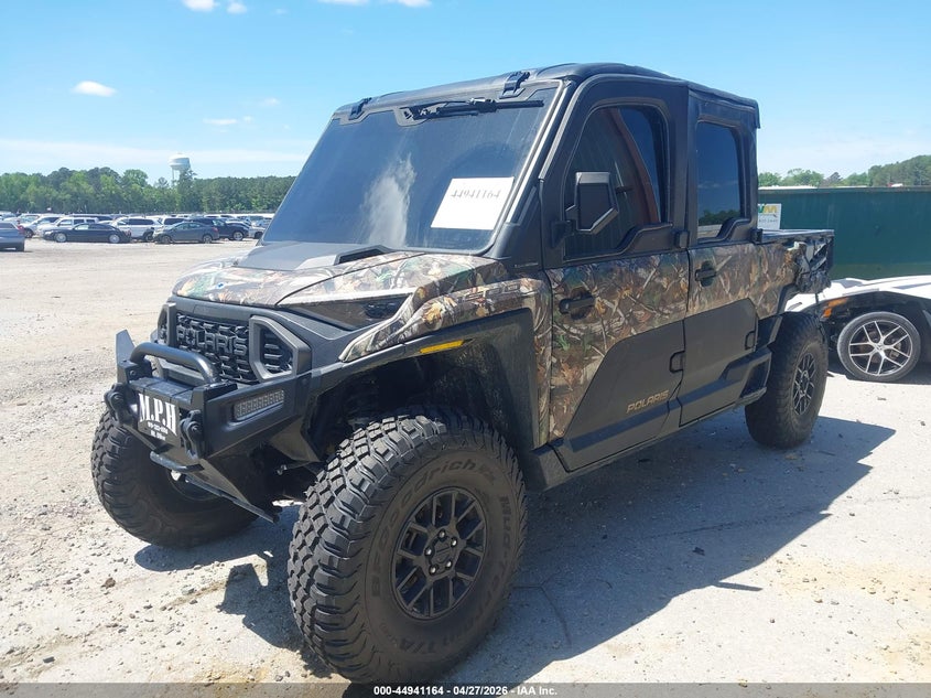 2025 Polaris Ranger VIN 3NSX6W1R6SM134569 IAAI salvage auction — EXTERIOR BURN, Salvage (North Carolina), sold $20,200 on 2026-07-14 (photo 2)