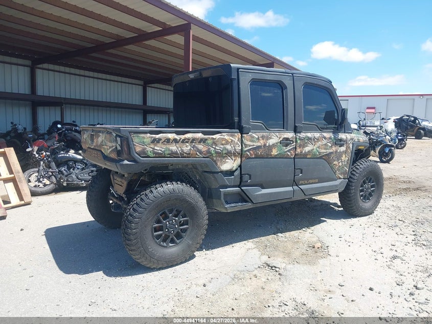 2025 Polaris Ranger VIN 3NSX6W1R6SM134569 IAAI salvage auction — EXTERIOR BURN, Salvage (North Carolina), sold $20,200 on 2026-07-14 (photo 4)