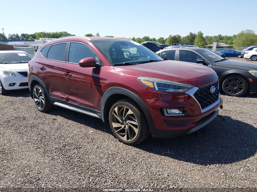 2020 Hyundai Tucson VIN KM8J33AL3LU192206 IAAI salvage auction — LEFT FRONT, Salvage (South Carolina), sold $1,550 on 2026-07-28 (photo 1)