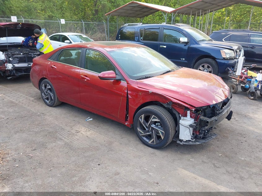 2024 Hyundai Elantra VIN KMHLS4DG9RU811058 IAAI salvage auction — FRONT END, Salvage - 75% Or Less (Maryland), sold $2,750 on 2026-07-28 (photo 1)