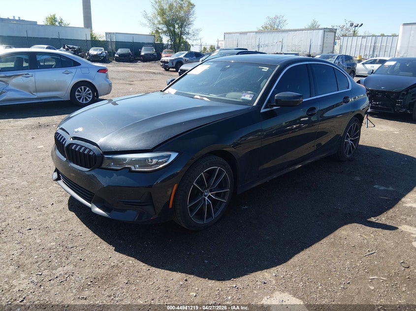 2020 BMW 3er VIN WBA5R7C04LFH51796 IAAI salvage auction — REAR END, Salvage (New Jersey), sold $8,300 on 2026-07-31 (photo 2)
