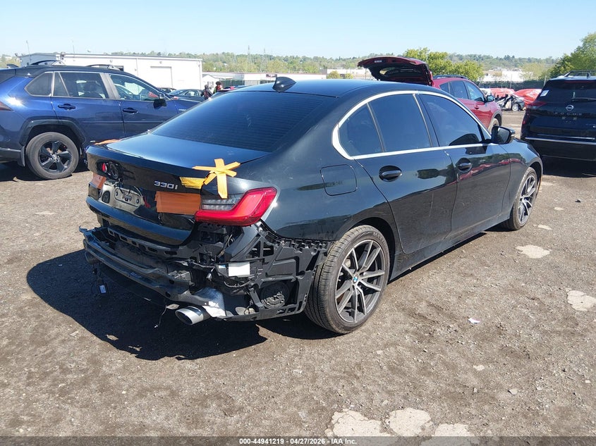 2020 BMW 3er VIN WBA5R7C04LFH51796 IAAI salvage auction — REAR END, Salvage (New Jersey), sold $8,300 on 2026-07-31 (photo 4)