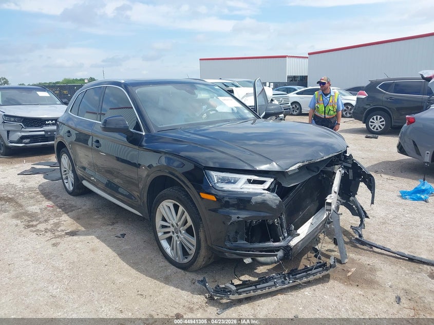2018 Audi Q5 VIN WA1CNAFY6J2038611 IAAI salvage auction — FRONT END, Salvage (Texas), sold $5,250 on 2026-07-07 (photo 1)