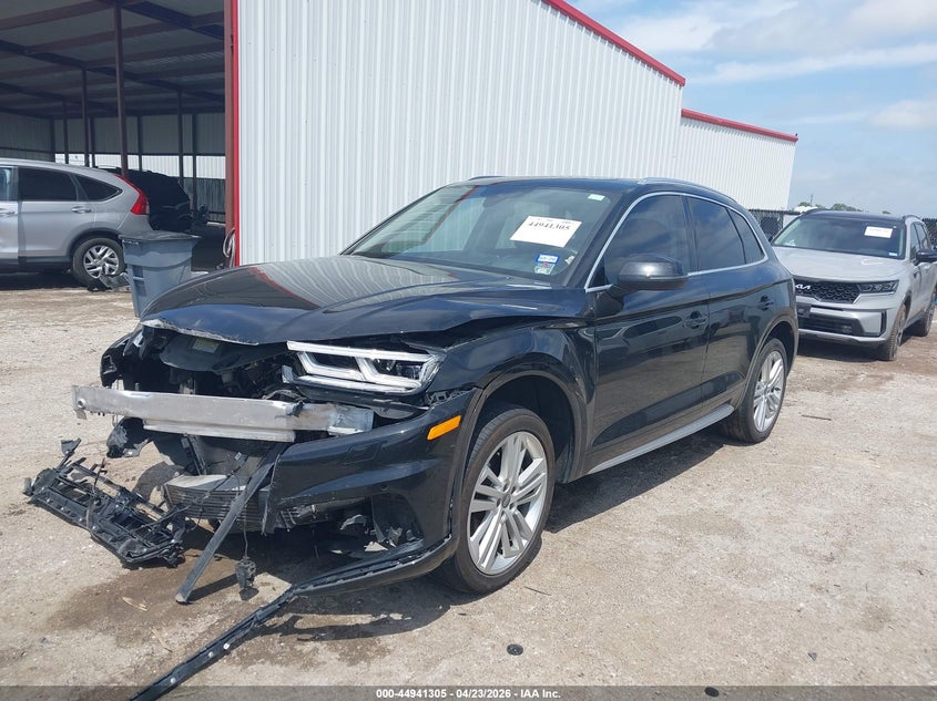 2018 Audi Q5 VIN WA1CNAFY6J2038611 IAAI salvage auction — FRONT END, Salvage (Texas), sold $5,250 on 2026-07-07 (photo 2)